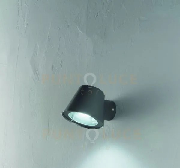 Applique da esterni malta antracite 1 luce attacco gu10 ip65 h.10cm