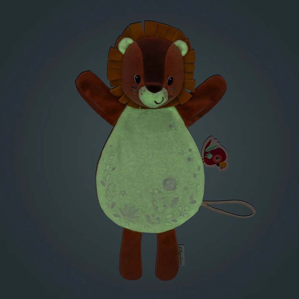 Lilliputiens - Peluche Marionetta Fosforescente - Jack il leone