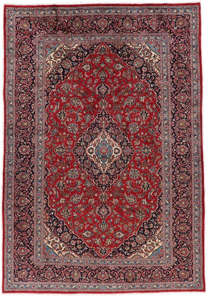 Kashan Tappeto 210 x 300 (Iran) Annodato A Mano
