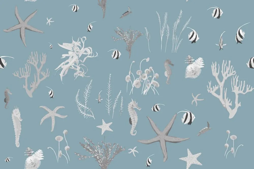 Carta da parati – Vita sotto la superficie del mare