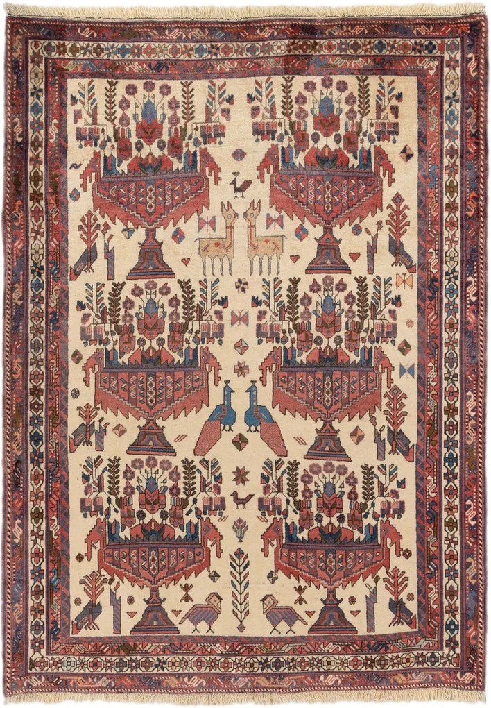 Sirjan Tappeto 140 x 200 (Iran) Annodato A Mano