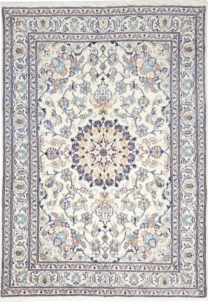 Nain Tappeto 170 x 240 Beige (Iran) Annodato A Mano