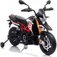 Moto Elettrica per Bambini 12V con Licenza Aprilia Dorsoduro Rossa