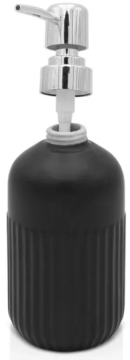 Set completo accessori bagno nero in ceramica Cup