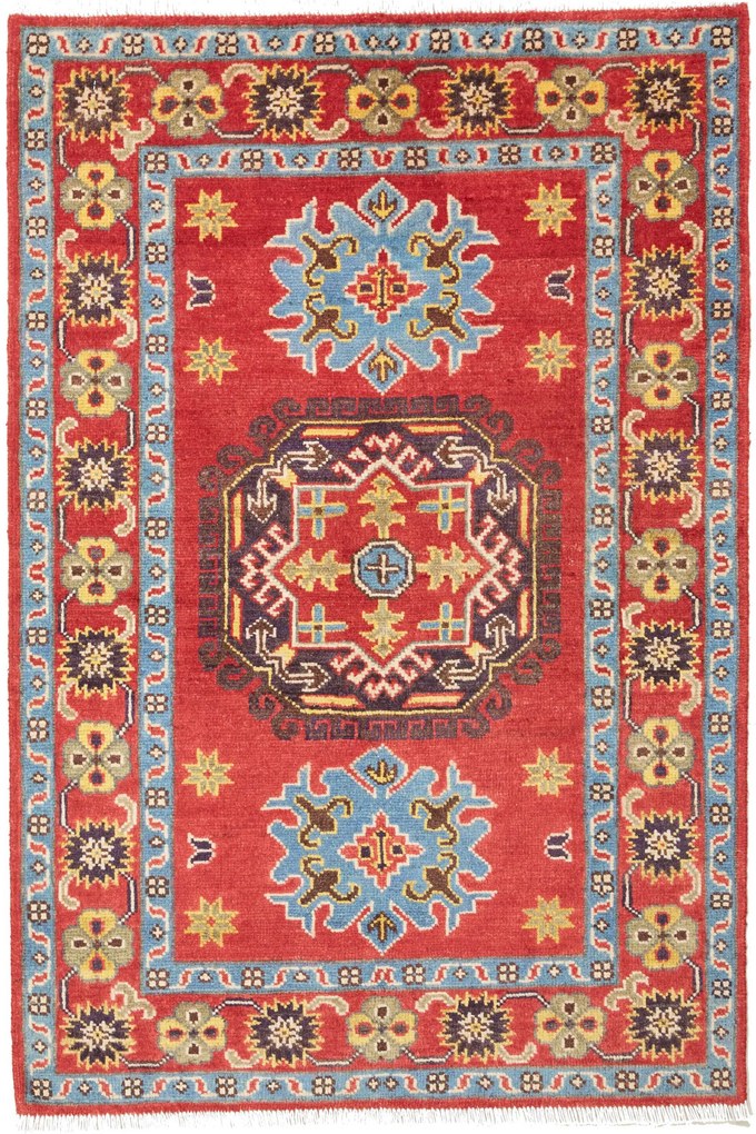 Kazak Tappeto 130x90 (Pakistan) Annodato A Mano