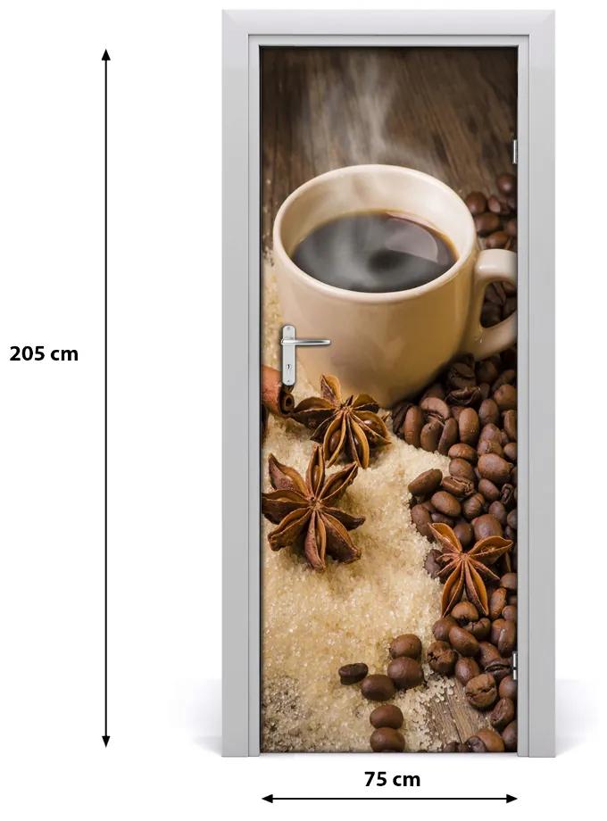 Rivestimento Per Porta tazza di caff? 75x205 cm