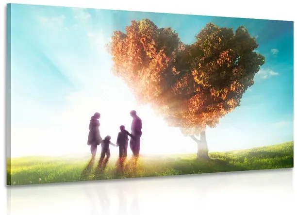 Quadro su tela – In atmosfera familiare