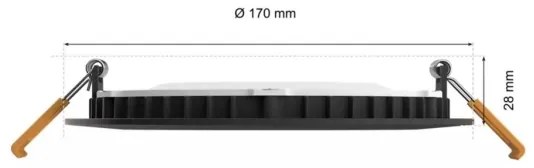 Philips - LED RGBW Lampada da bagno dimmerabile Hue SLIM LED/12W/230V IP44
