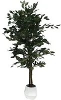 Pianta artificiale Ficus 180h 1344 foglie con vaso