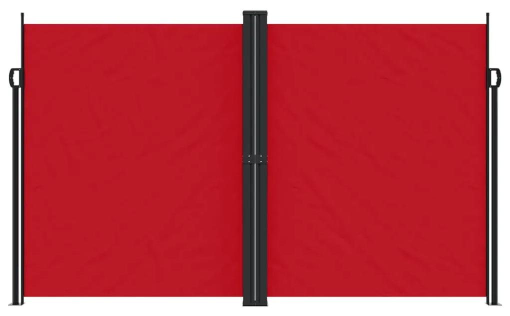 Tenda da Sole Laterale Retrattile Rossa 200x600 cm
