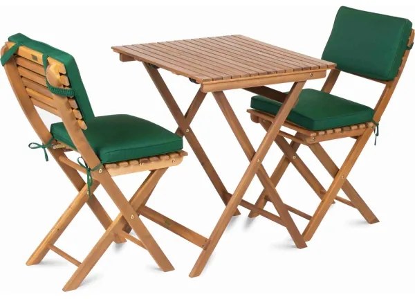 Fieldmann - Set da balcone in acacia