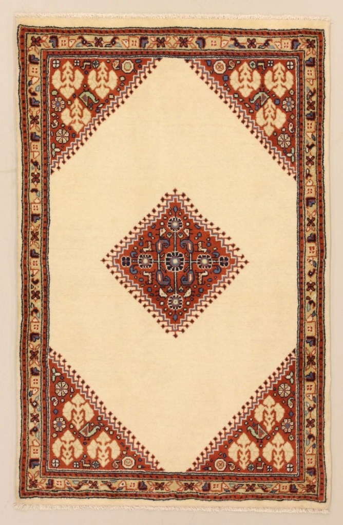 Rizbaft Tappeto 130x90 (Iran) Annodato A Mano