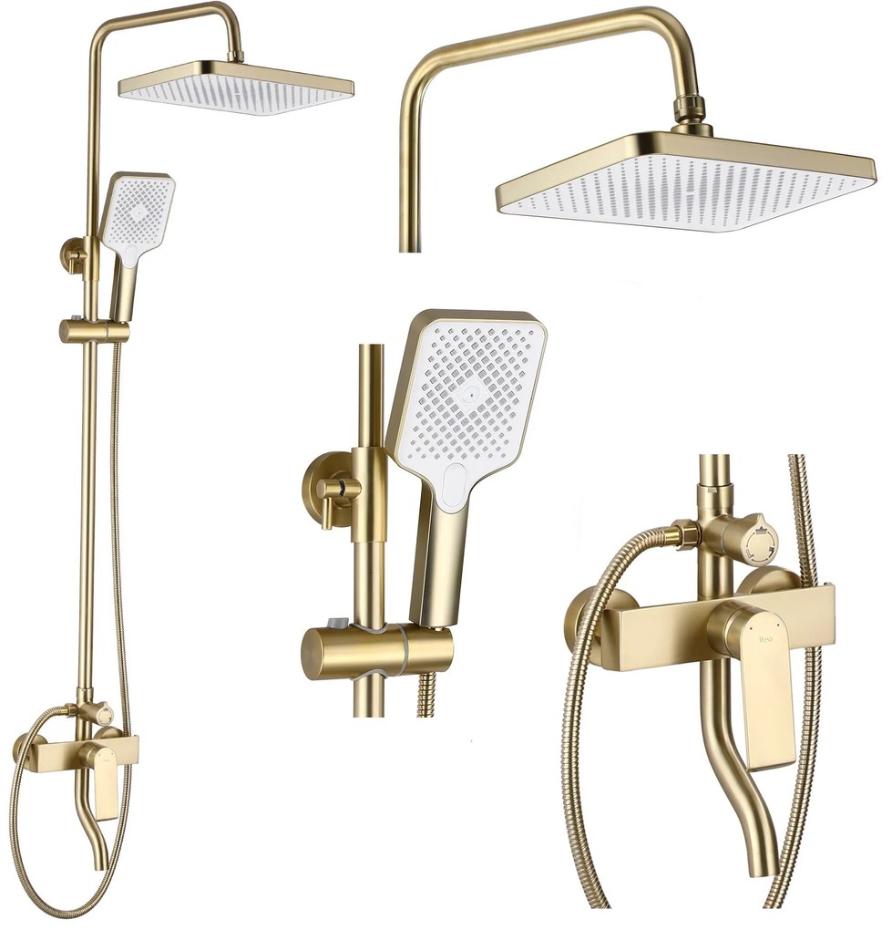 Set Doccia da incasso REA HASS Gold