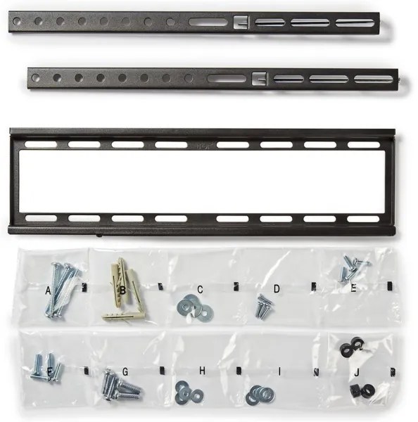 Nedis TVWM1031BK - Supporto fisso a muro per TV 23-55”