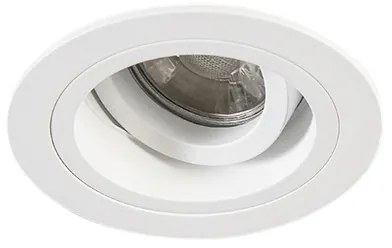 Faretto da incasso Smart bianco rotondo inclinabile con Wifi GU10 - Chuck