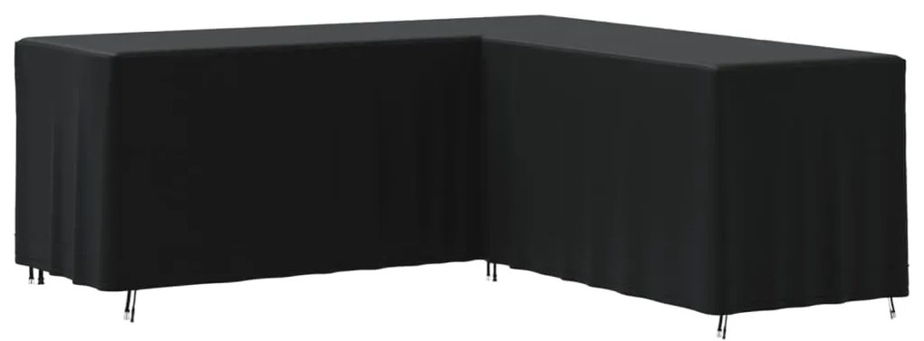 Copertura Per Divano A L Nera 254x254x80 Cm 420d Oxford /