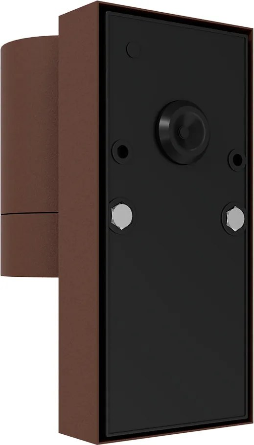 Applique GU10 con Sensore Crepuscolare IP65 per esterno - Corten