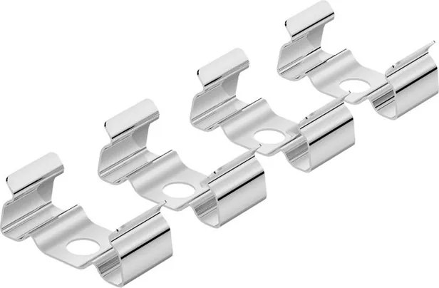 Clips di Fissaggio per Profilo Slim per striscia LED (conf. 4pz)
