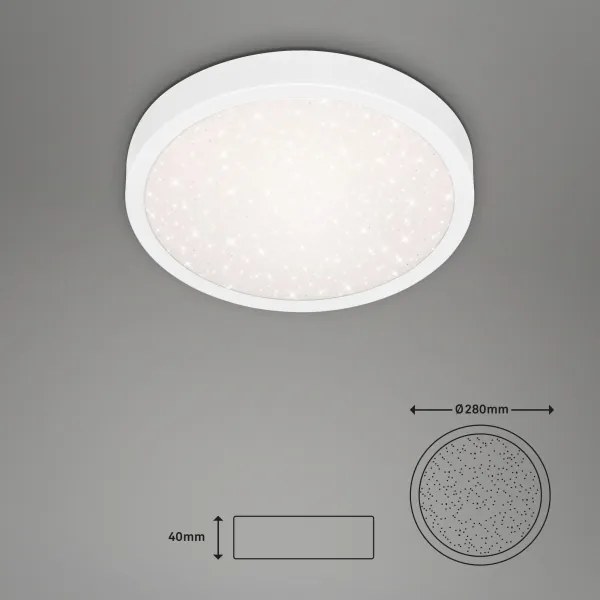 Briloner 3048-016 - Plafoniera LED RUNA LED/18W/230V bianco