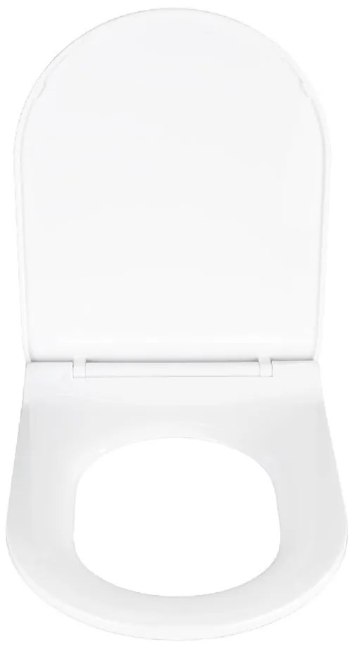 Sedile per wc bianco con chiusura facilitata , 46 x 36 cm Habos - Wenko