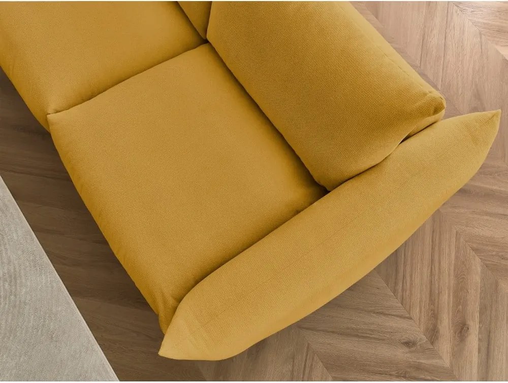 Divano giallo allungabile 214 cm Ernest – Bobochic Paris
