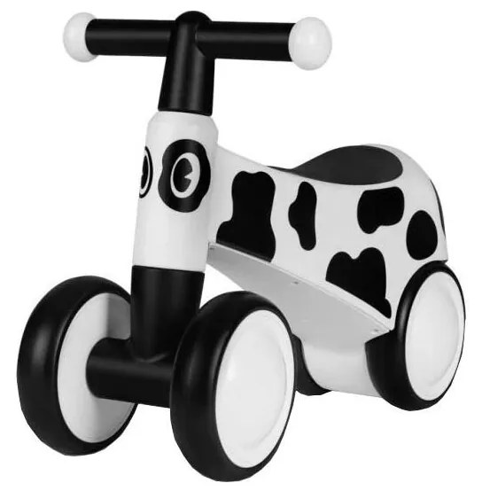 Lionelo - Bici a spinta SAMMY nero/bianco