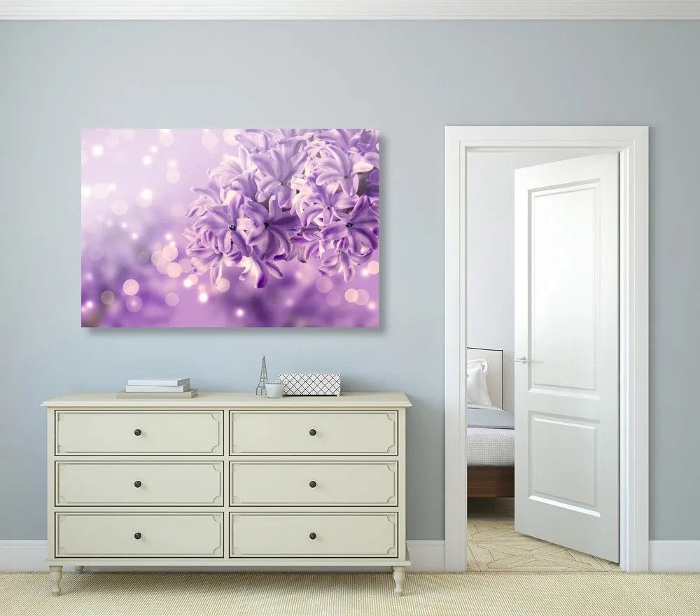 Quadro su tela – Fiore di lillà viola