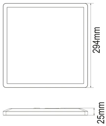 Globo 41563-18W - Plafoniera LED da bagno SAPANA LED/18W/230V IP44