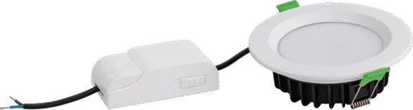 Faro da incasso LED 10W 3in1 IP44 Dimmerabile Foro ø89mm - 109mm Colore Bianco Variabile CCT