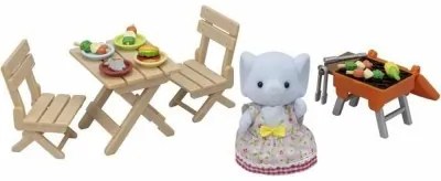 Accessori per Casa delle Bambole Sylvanian Families The Elephant Girl and Her Picnic Set