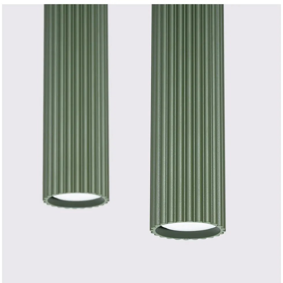 Lampadario verde Gleam – Sollux