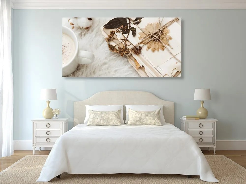Quadro su tela – Collezione di foglie antiche