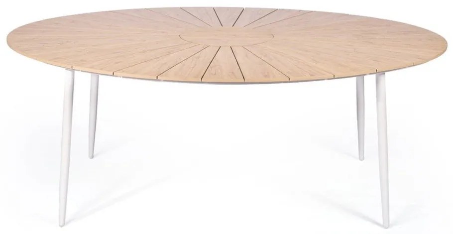 Tavolo da giardino con piano in legno d'arte, 190 x 115 cm Marienlist - Bonami Selection