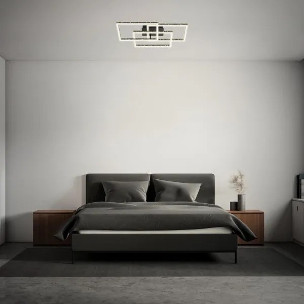 Brilo - Plafoniera LED dimmerabile FRAME LED/57W/230V 3000K nero