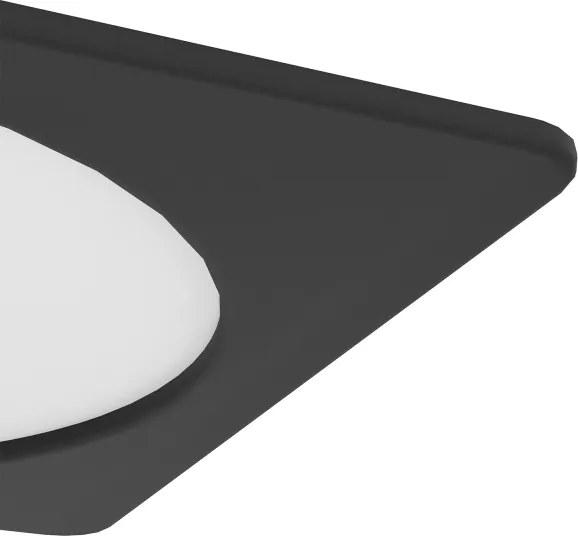 Eglo 901393 - Plafoniera LED ad incasso FUEVA LED/18,5W/230V 21,6x21,6 cm nero