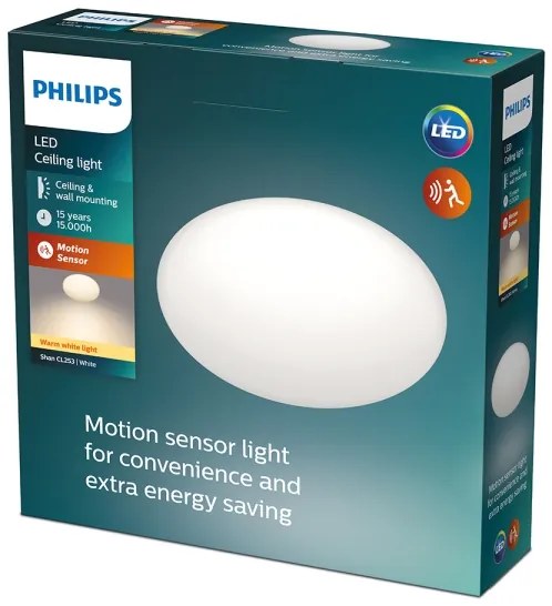 Philips - Plafoniera LED con sensore SHAN LED/12W/230V 2700K