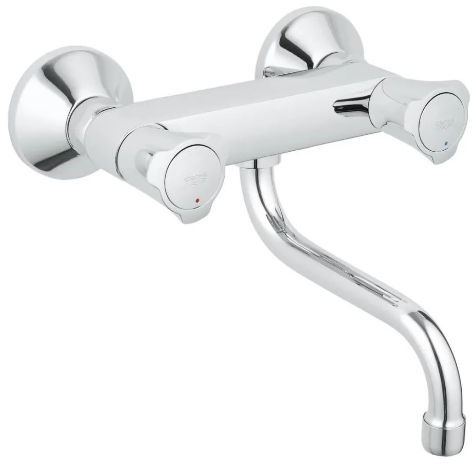 GROHE 31187001 - Miscelatore da parete per lavello COSTA L 200 mm, cromo lucido