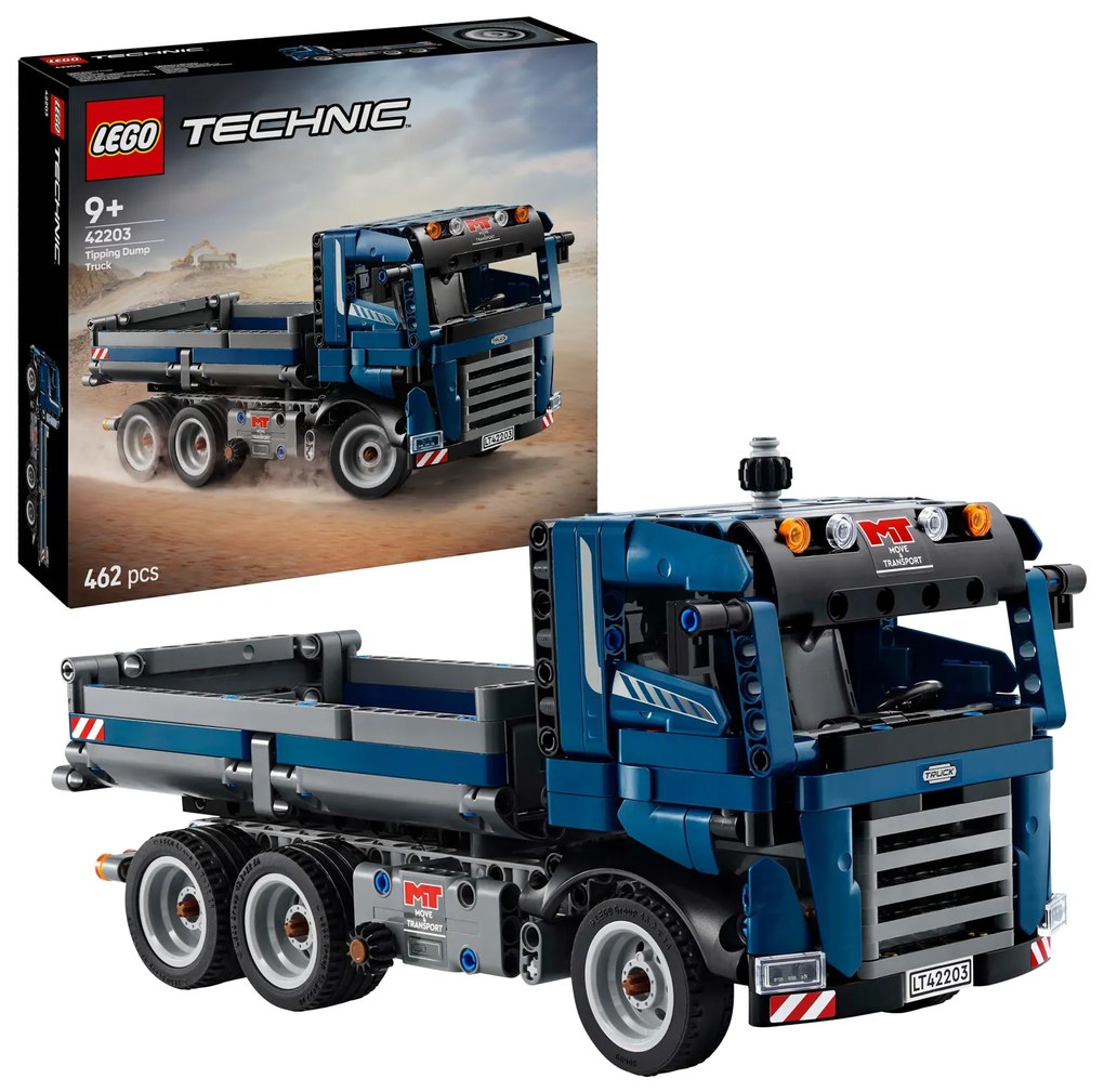 Autocarro con cassone ribaltabile Lego Technic