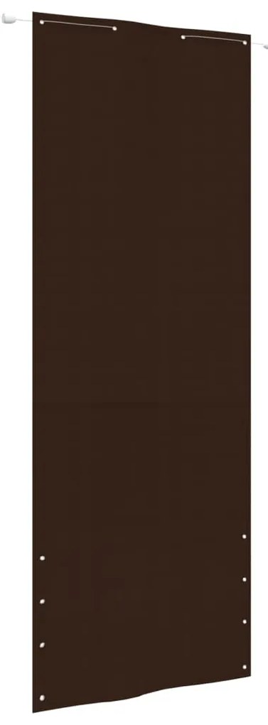 Paravento Per Balcone Marrone 80x240 Cm İn Tessuto Oxford /