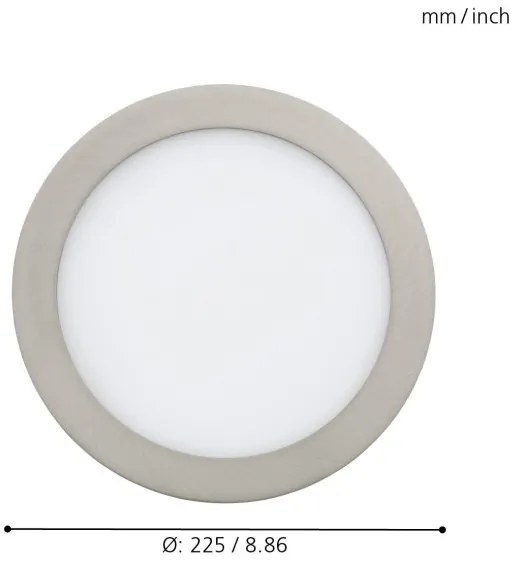 Eglo 96676 - Faretto da incasso LED RGB dimmerabile FUEVA-C LED/15,6W/230V