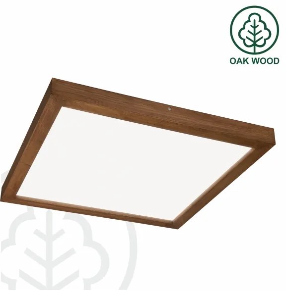 Brilagi - Lampada da bagno a LED WOODY FRAME LED/50W/230V 60x60 IP44 rovere ciliegio
