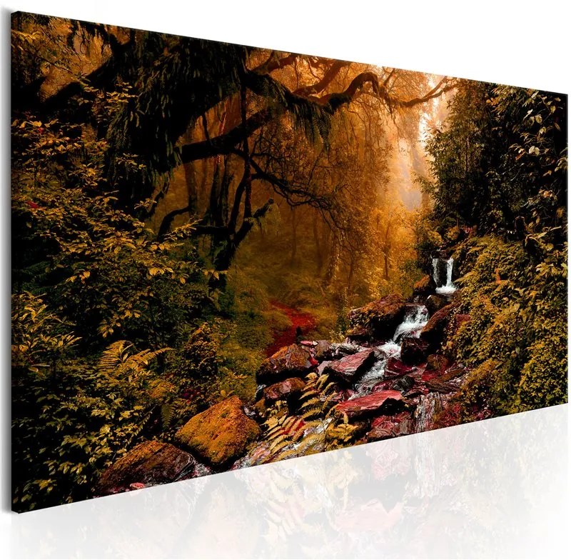 Quadro Magical Autumn  Colore Marrone, Dimensioni e Misure 150x50