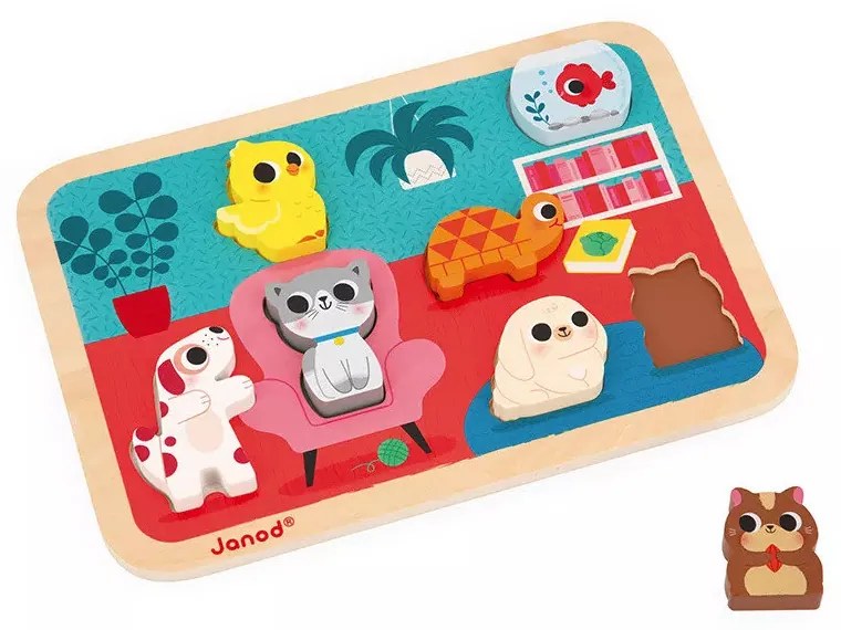 Puzzle a incastro 3D - Animali domestici