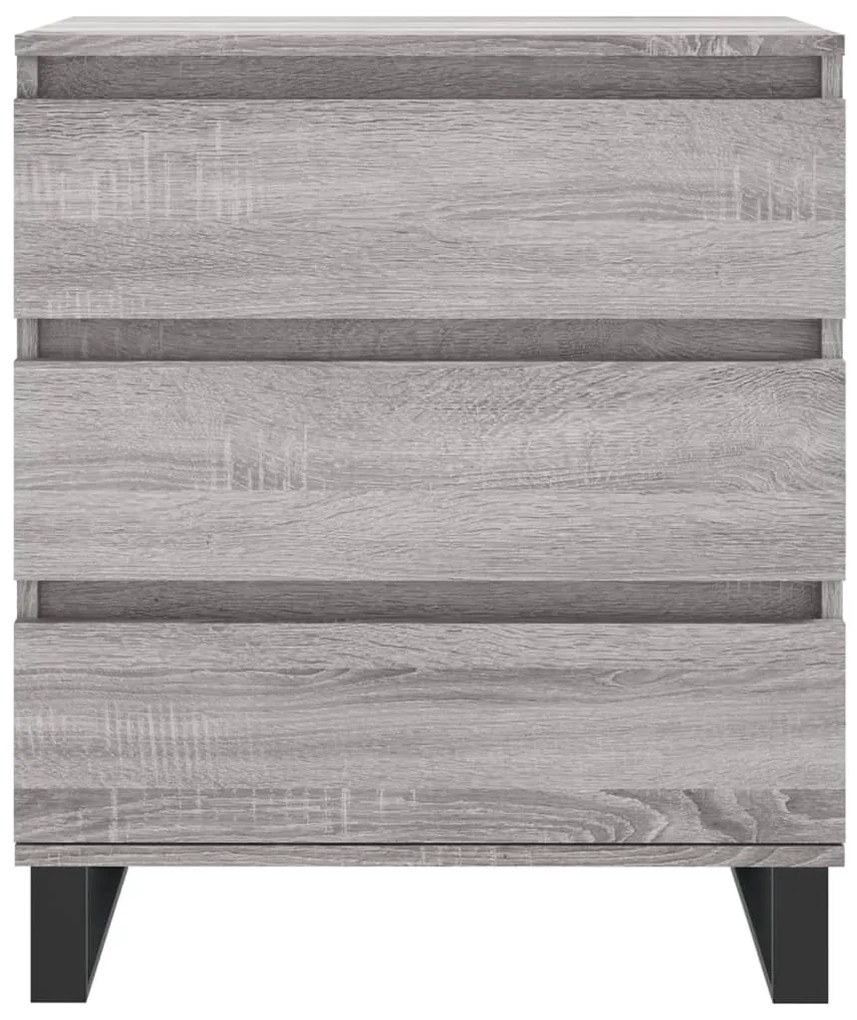 Credenza grigio sonoma 60x35x70 cm in legno multistrato