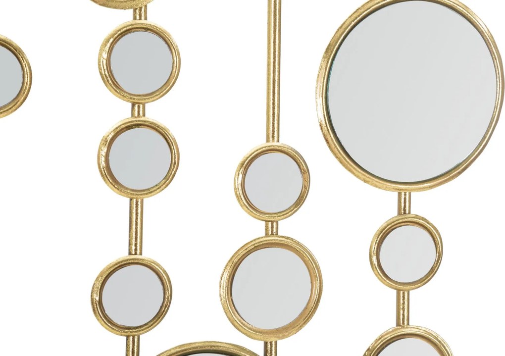 Pannello da Muro Small Mirrors 35,5x1,5x90 cm in Ferro...