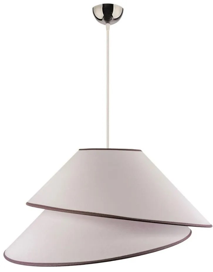 Duolla - Lampadario a sospensione con filo COCO 1xE27/40W/230V diametro 50 cm bianco