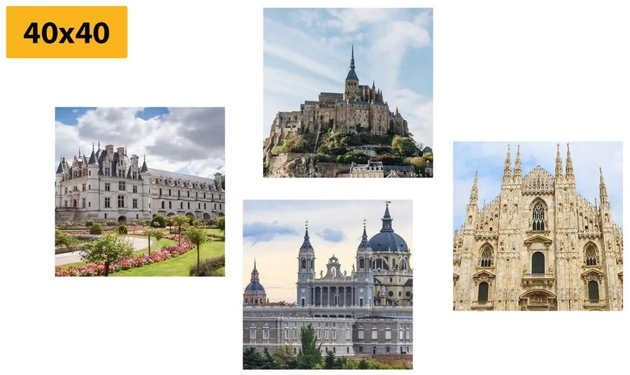Set di quadri – Monumenti storici