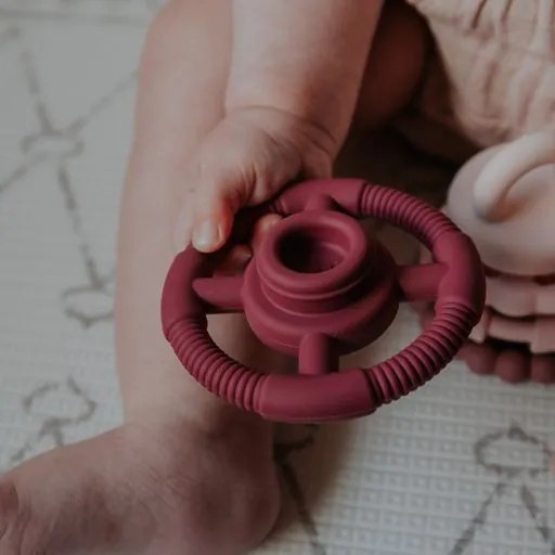 Piramide impilabile con massaggiagengive, rosa