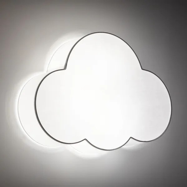 Brilagi - Lampada da soffitto per bambini NIMBUS 4xE27/15W/230V 46x63 cm bianca