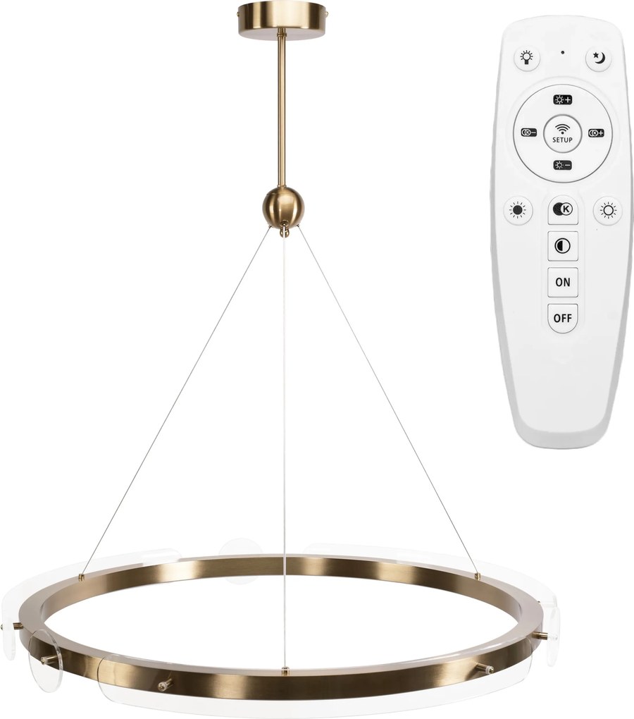 Lampada LED APP1549-cp Gold + Telecomando